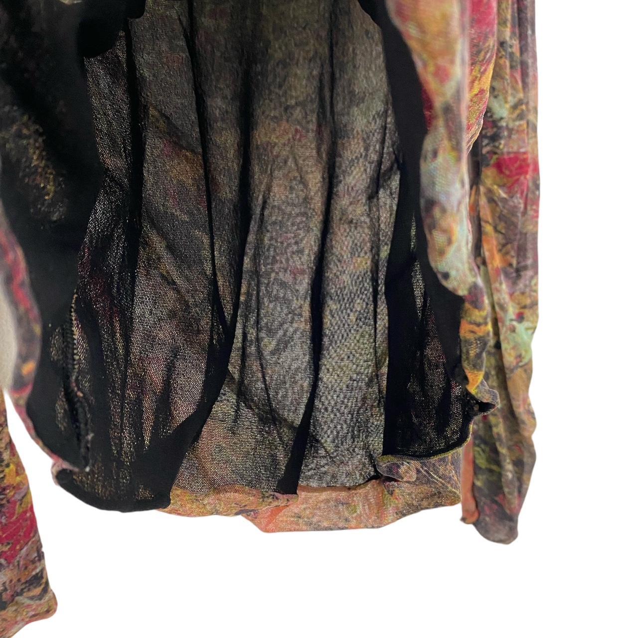 Y2K colourful mesh longsleeve