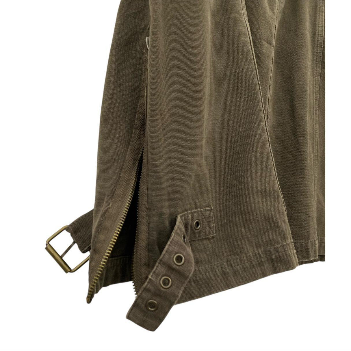 Y2K cargo utility midi skirt
