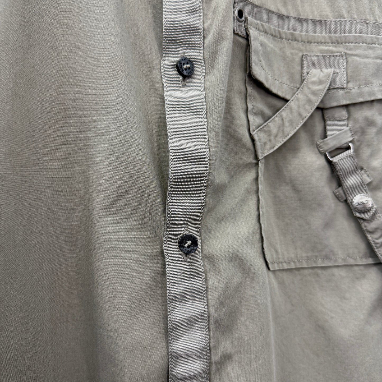 Costume National buckled shirt