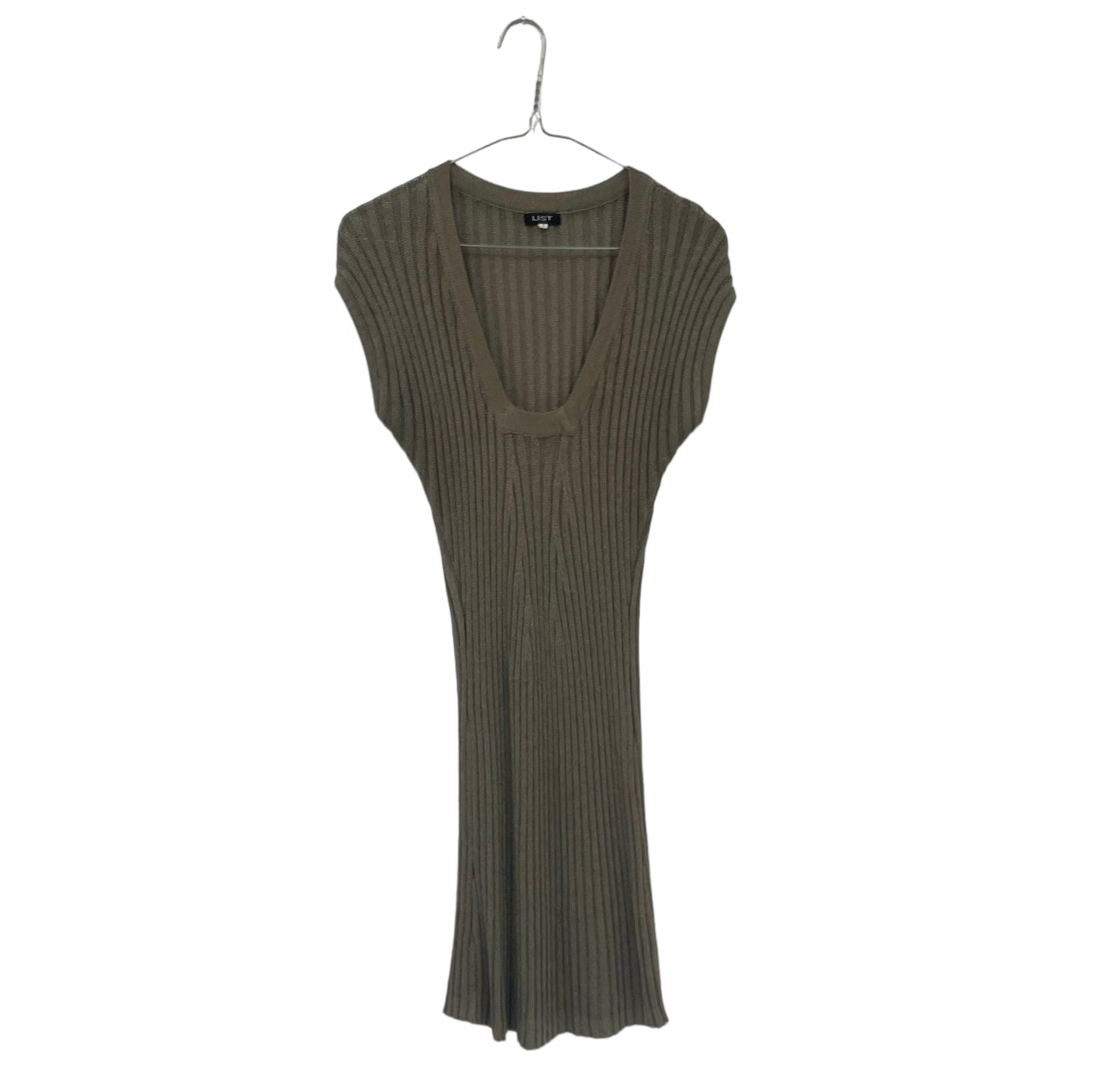 Y2K khaki mini dress