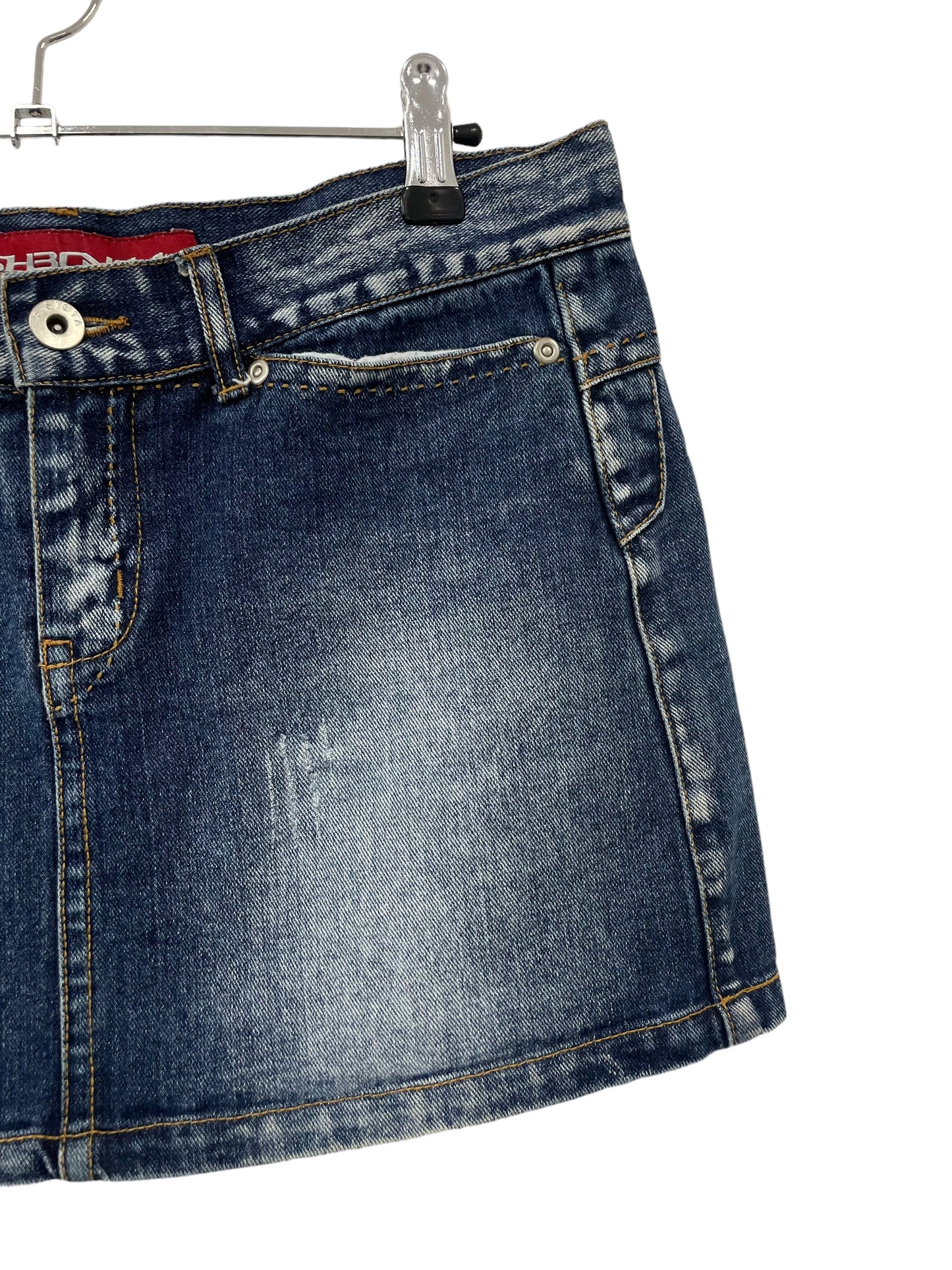 90s denim mini skirt