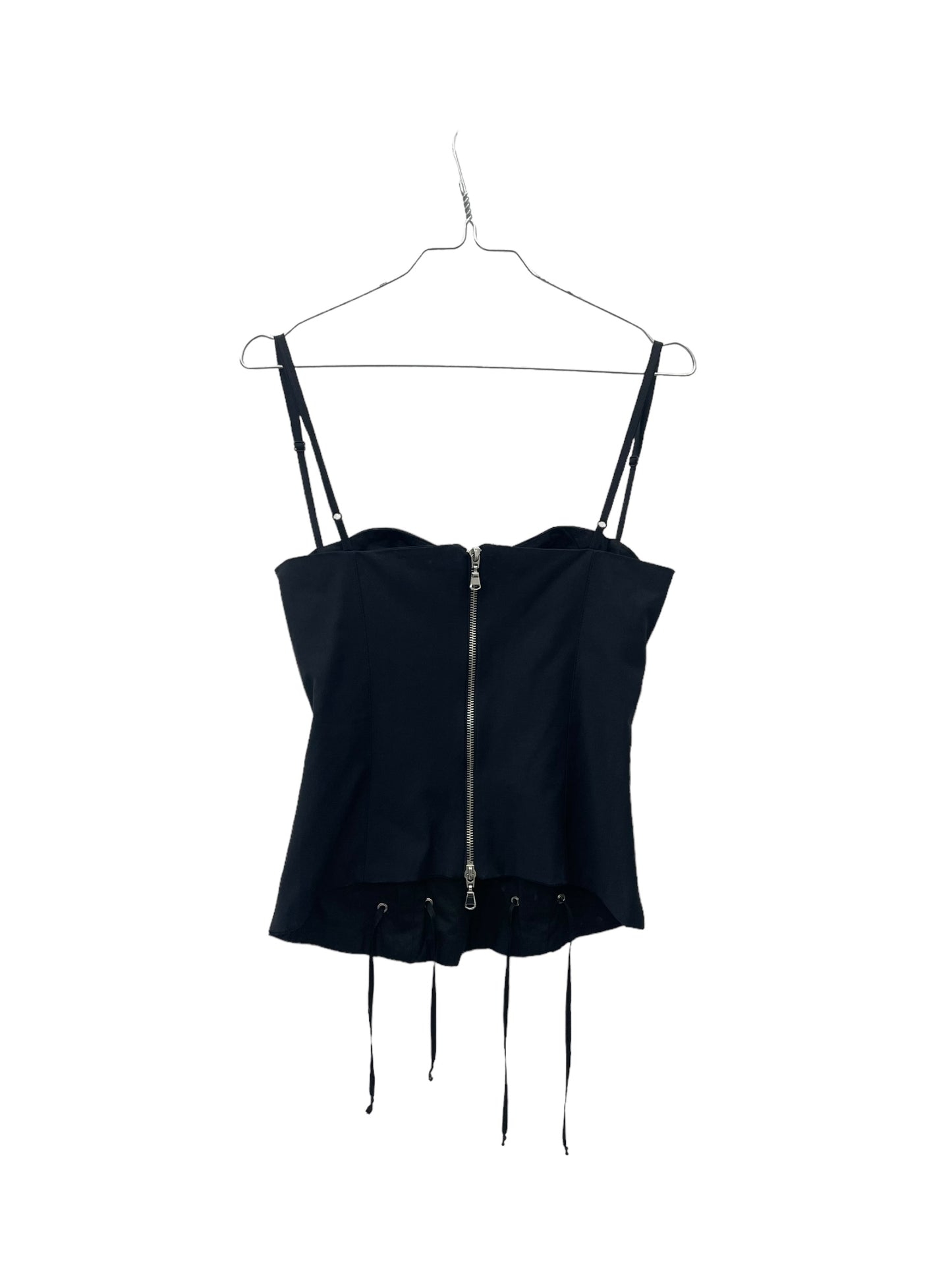 Y2K corset top with lacing
