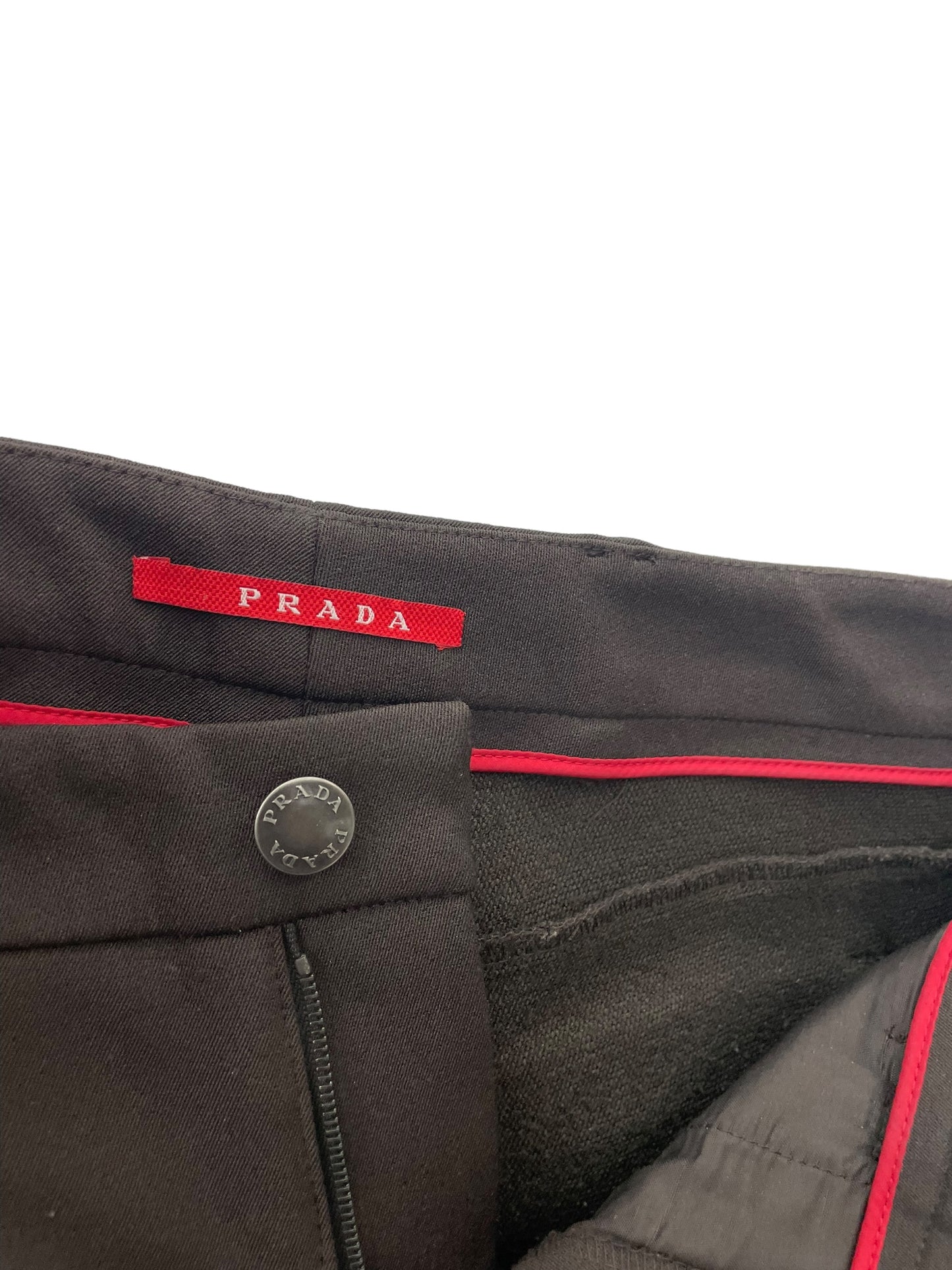 Y2K Prada capri low rise pants