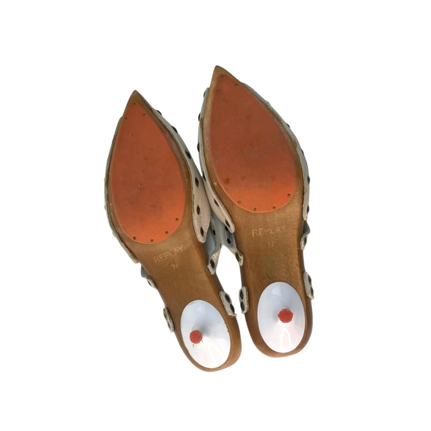 Y2K pointed Replay clogs