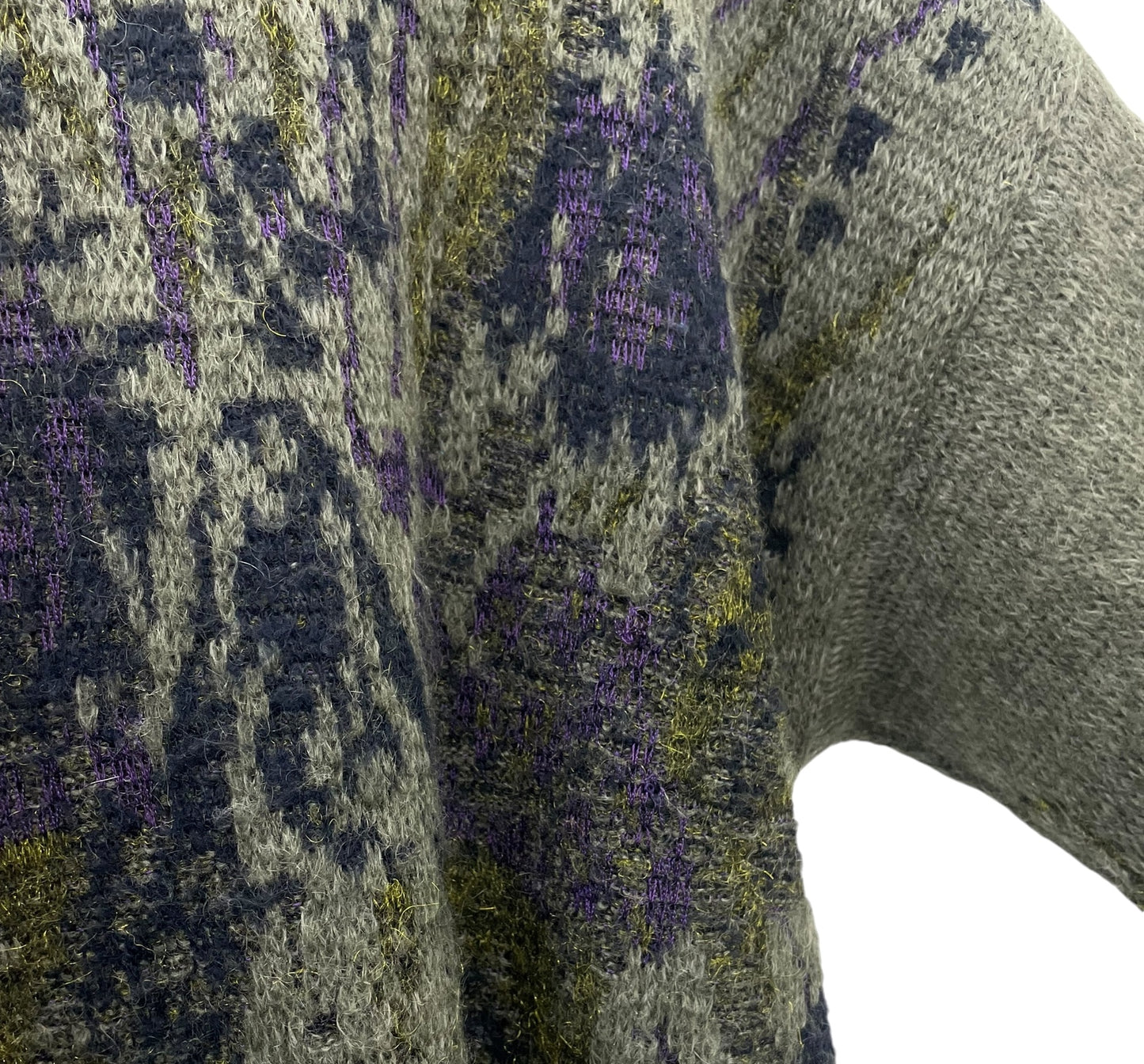 90s YSL patterned wool jumper