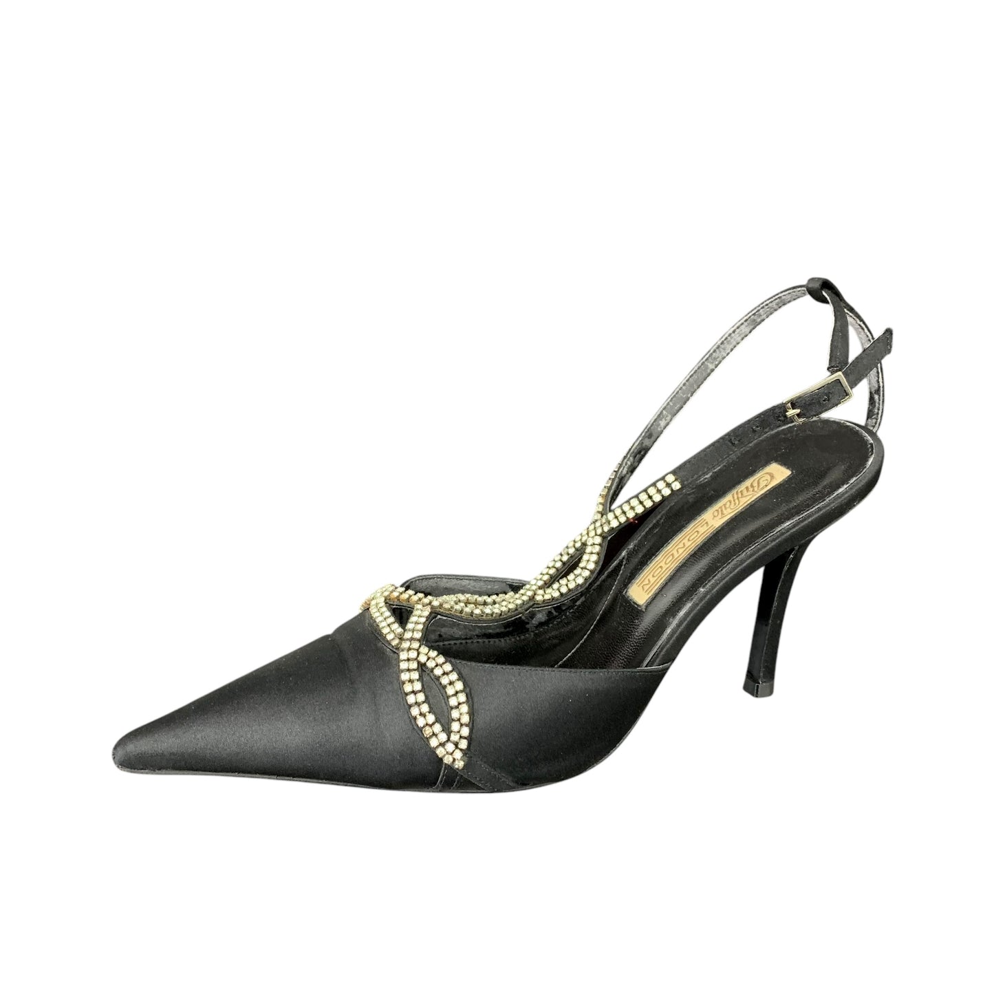 Buffalo rhinestone slingback pumps