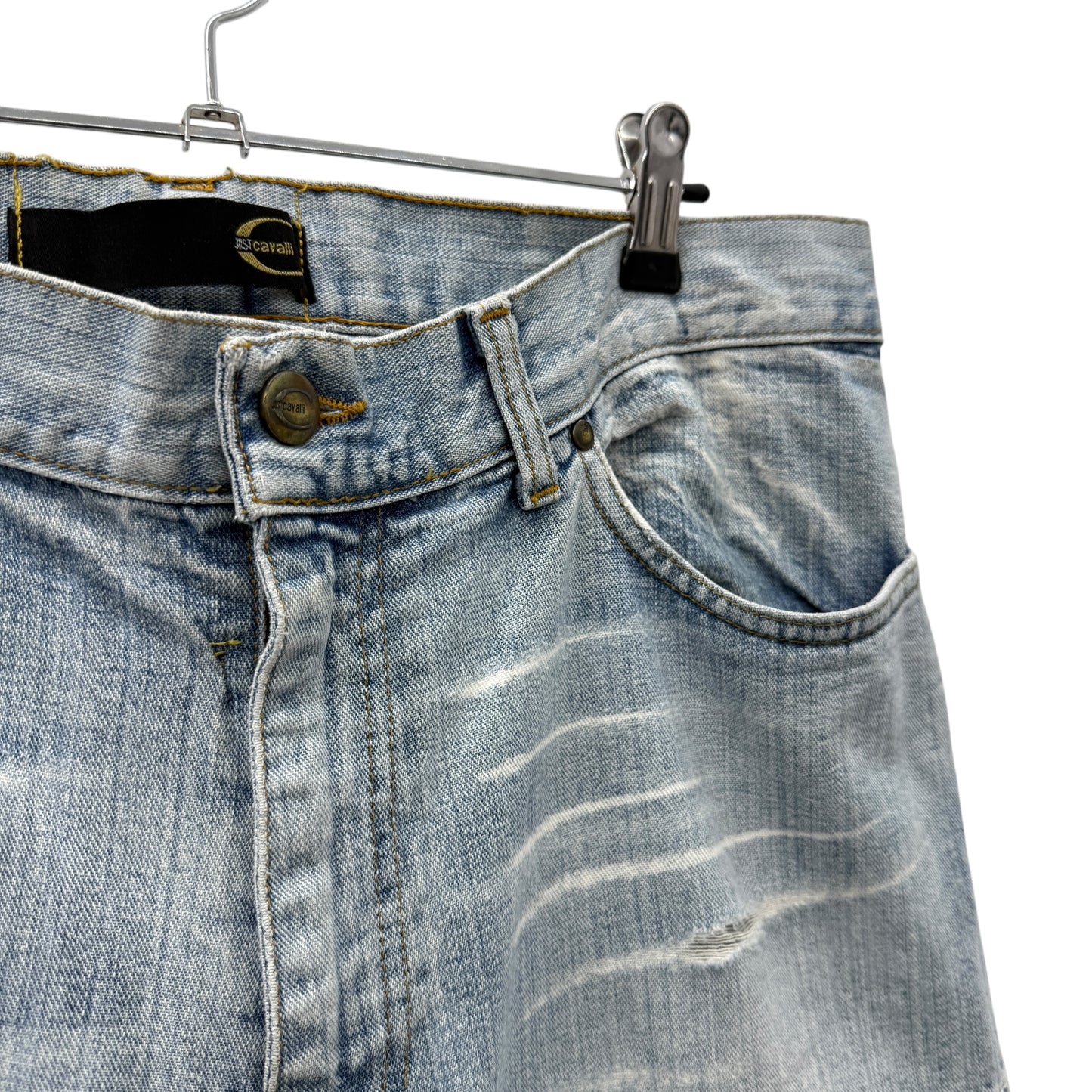 Just Cavalli ripped jeans