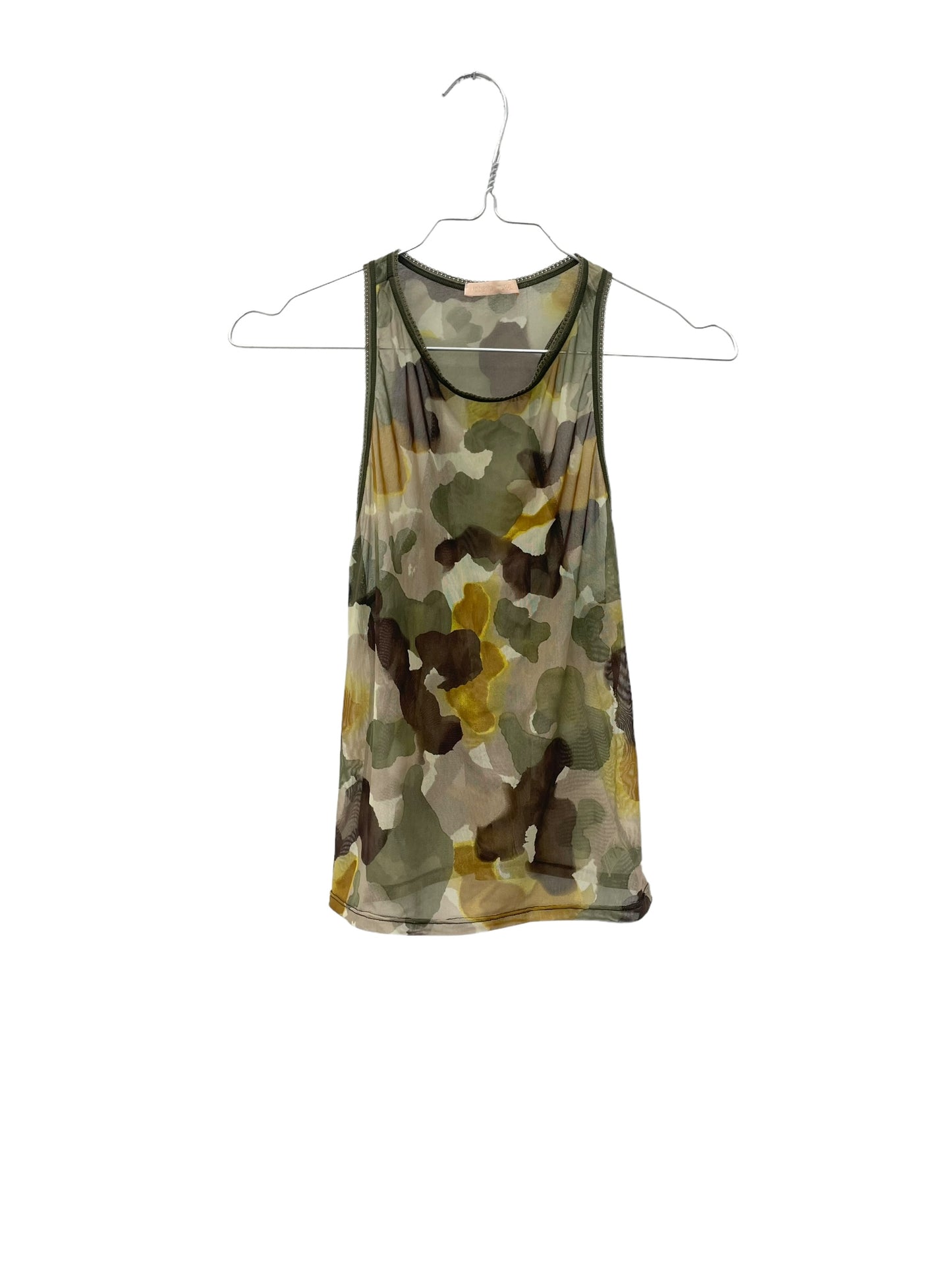 Y2K Roberto Cavalli mesh top