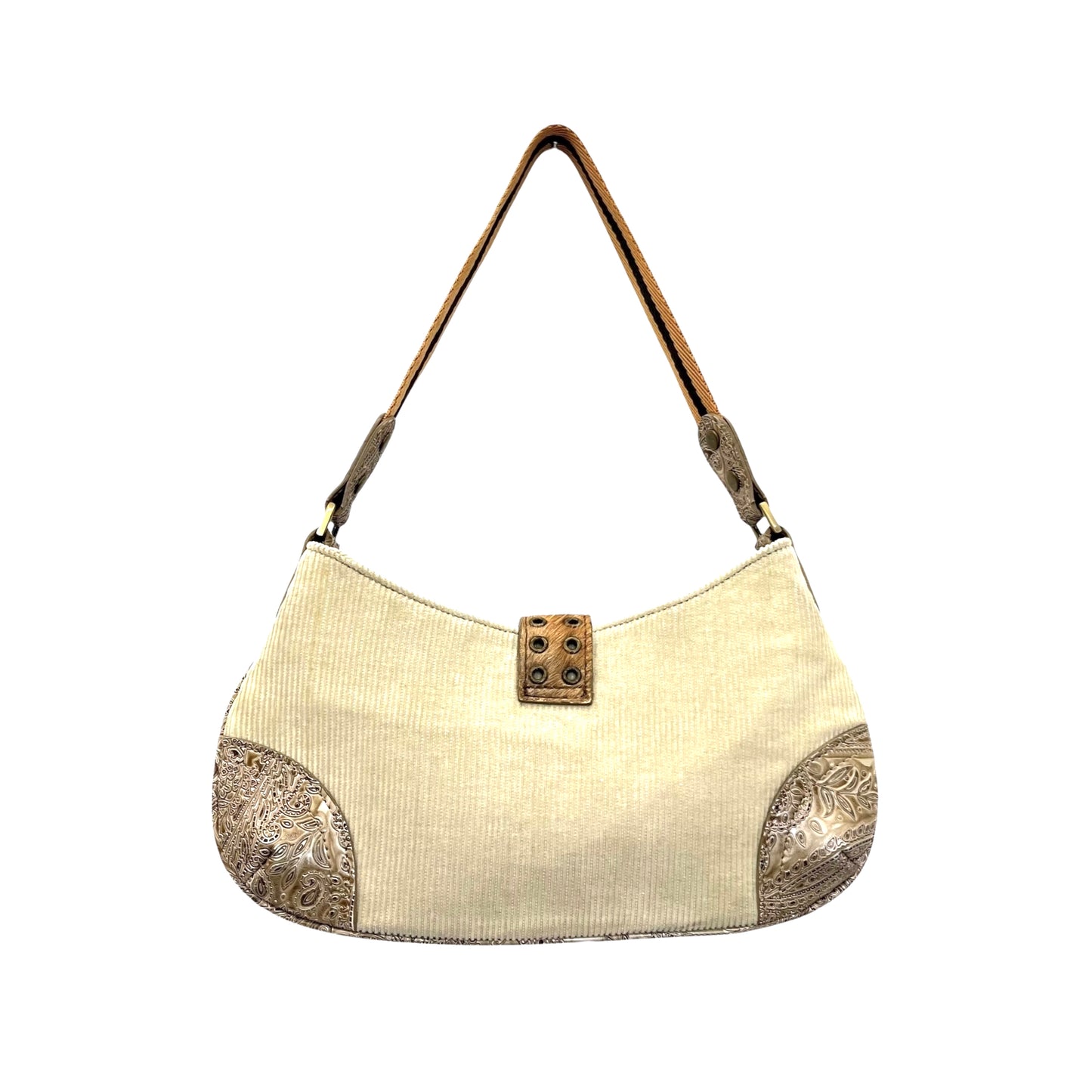 Y2K corduroy shoulder bag