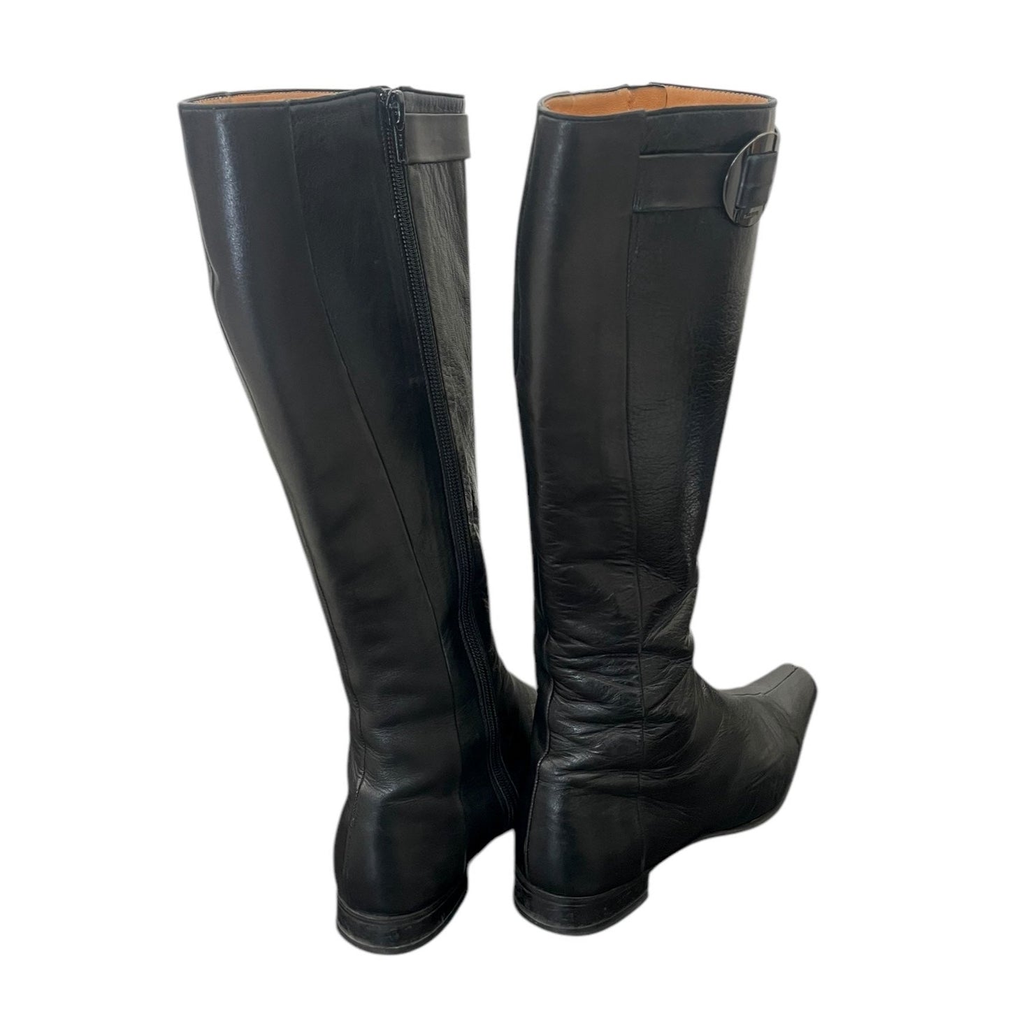 Y2K nappa leather boots