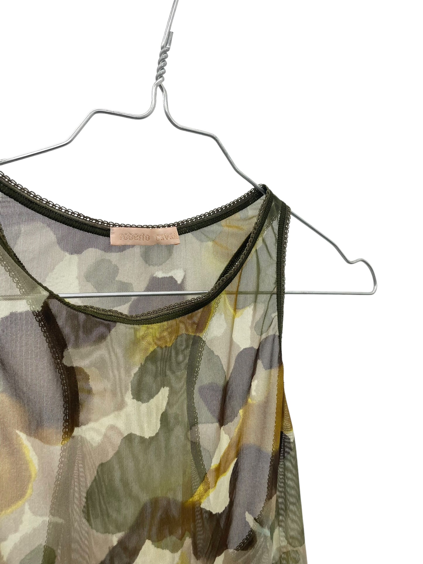 Y2K Roberto Cavalli mesh top