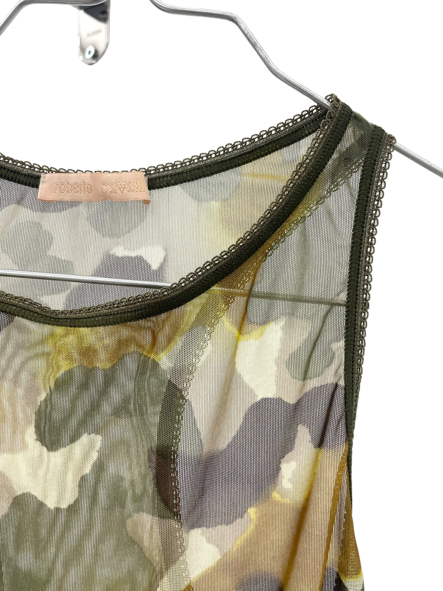 Y2K Roberto Cavalli mesh top