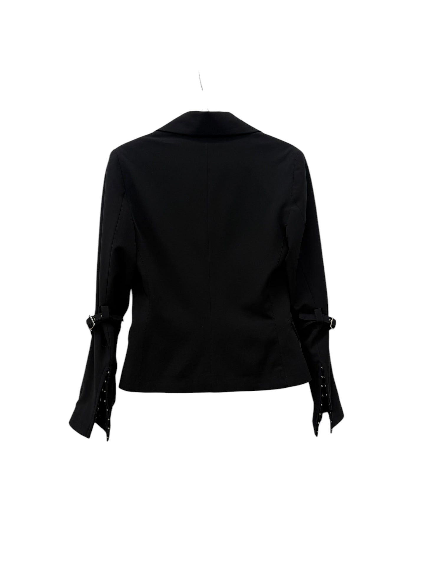 Hook and eye blazer jacket