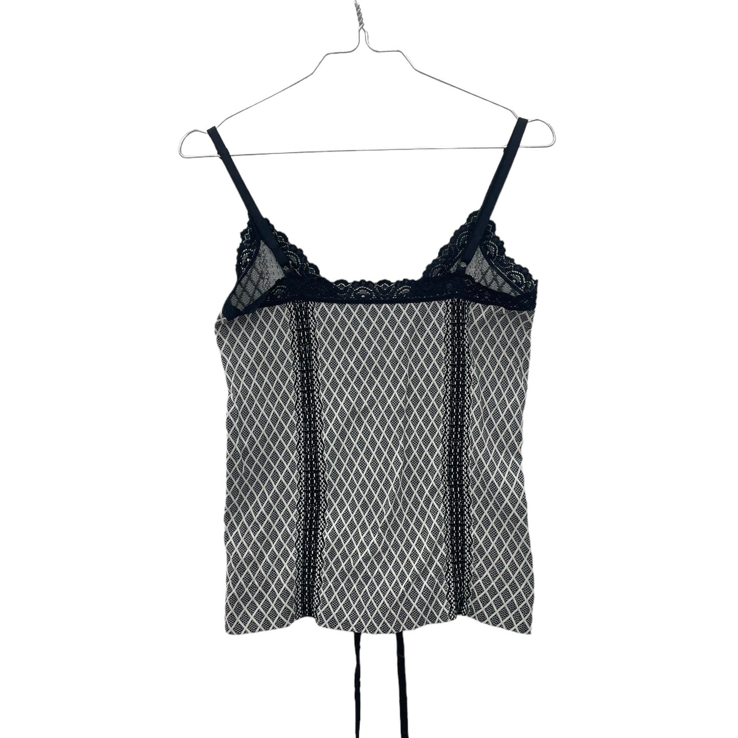 90s black and white bustier top