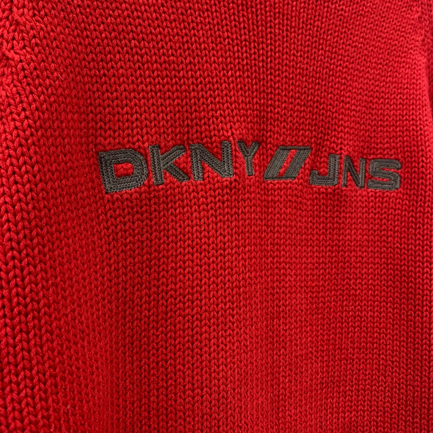 DKNY unisex logo knit jumper