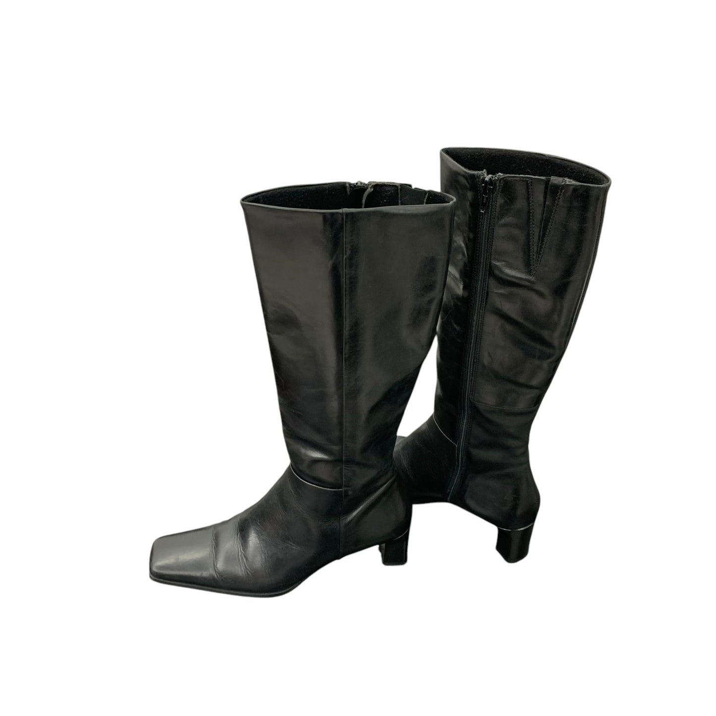 90s knee high leather boots