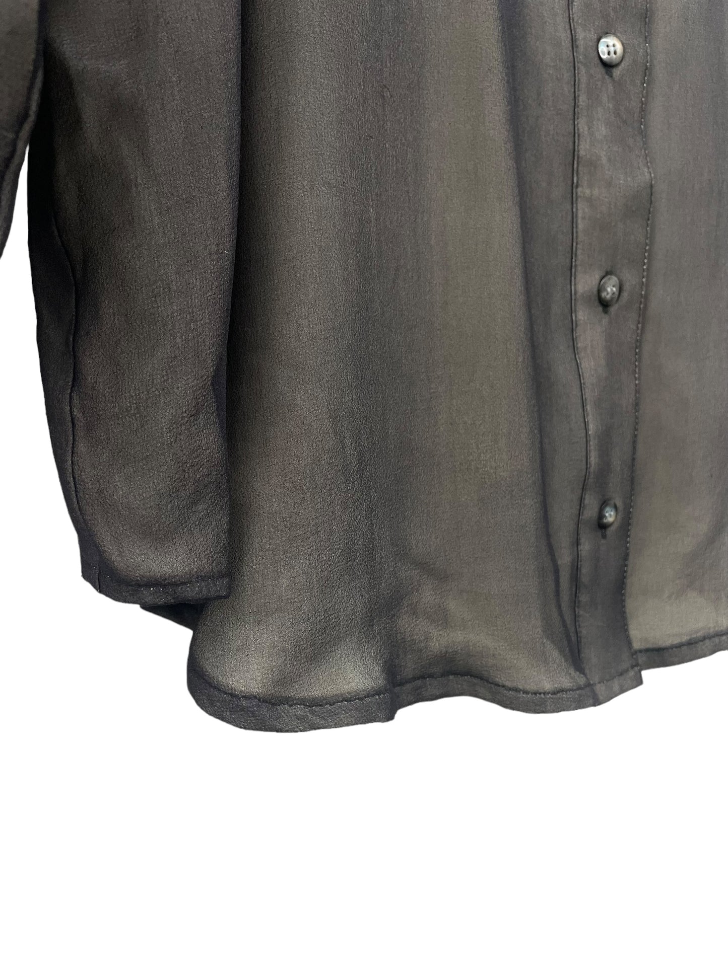 90s layered silk button up shirt