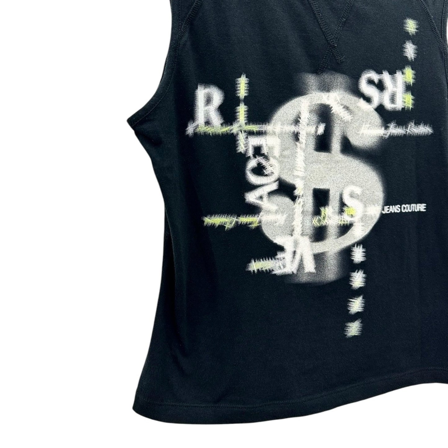 90s Versace logo sleeveless shirt