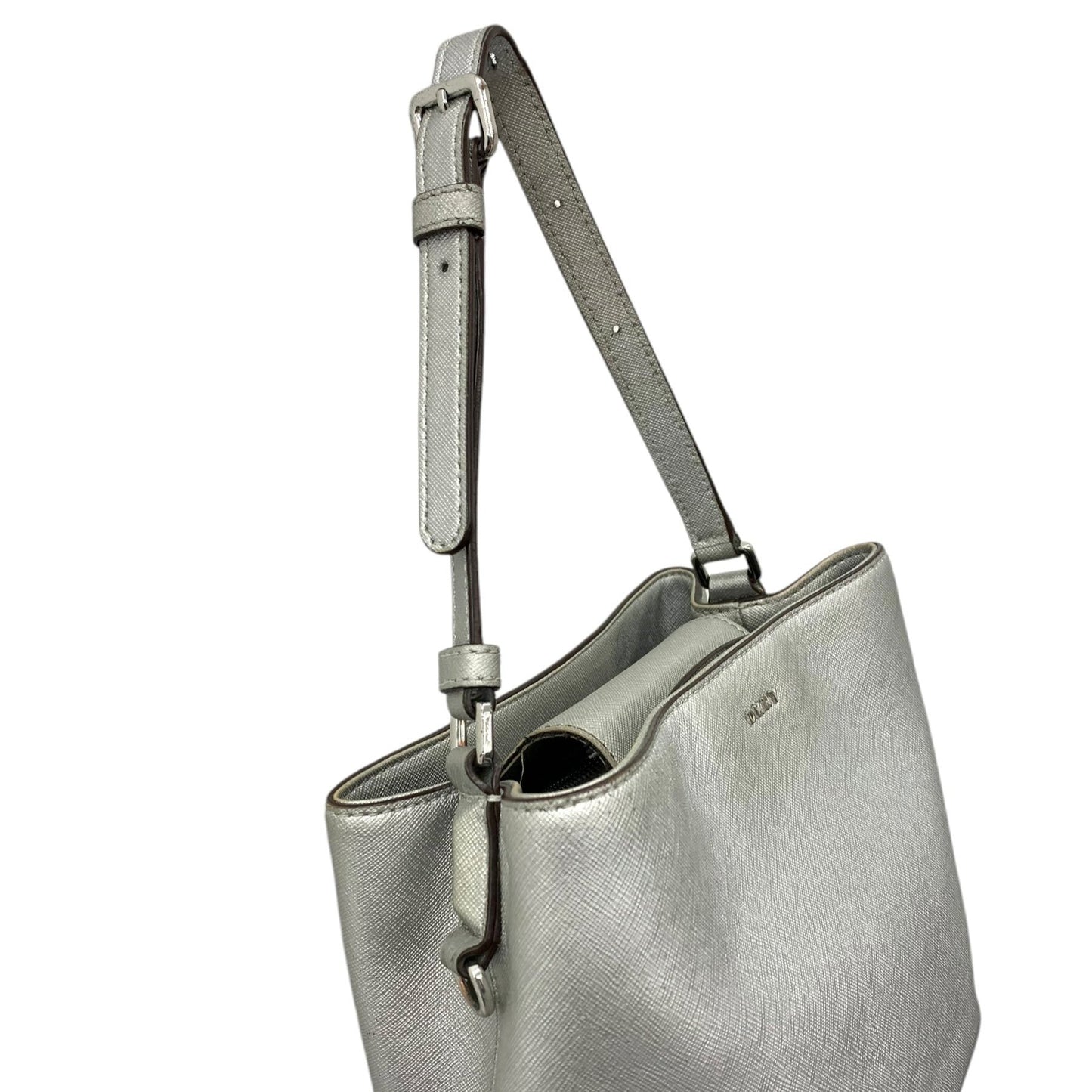 DKNY metallic cross body bag
