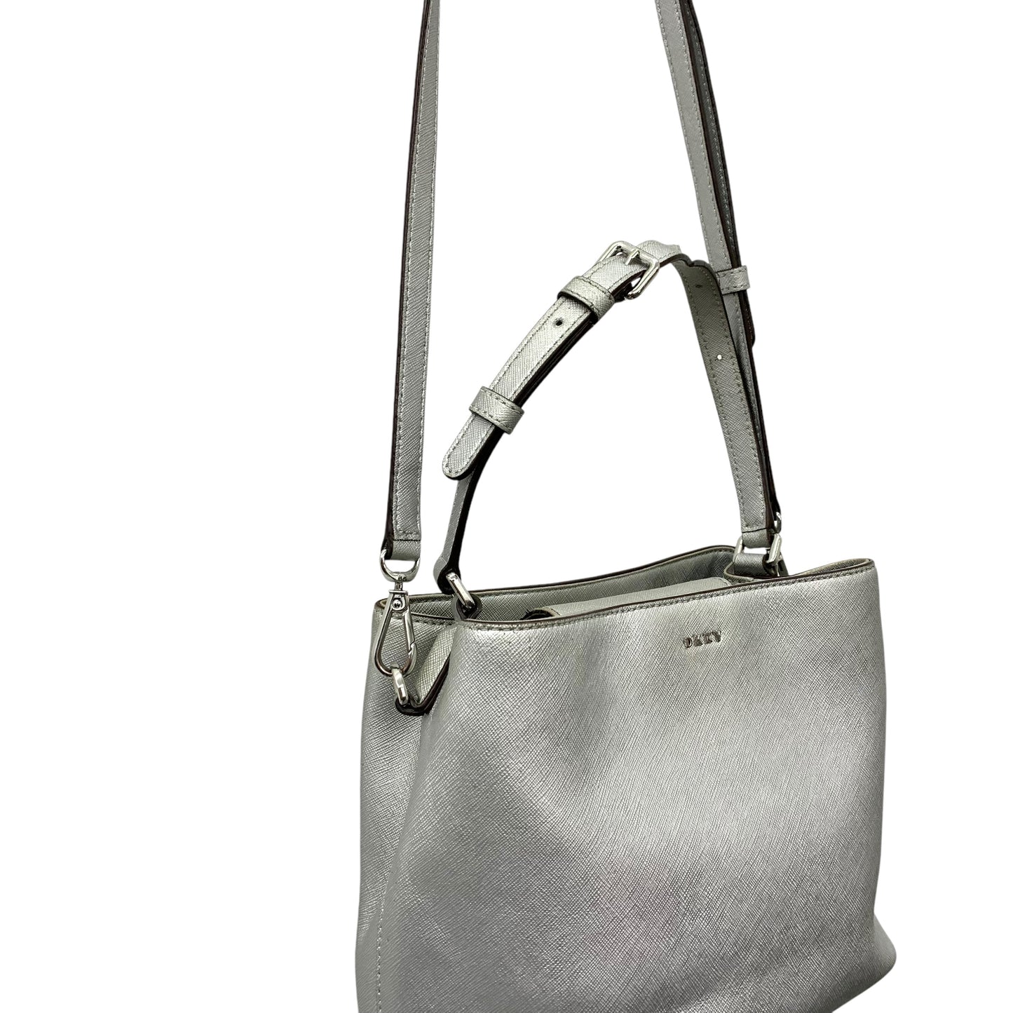 DKNY metallic cross body bag
