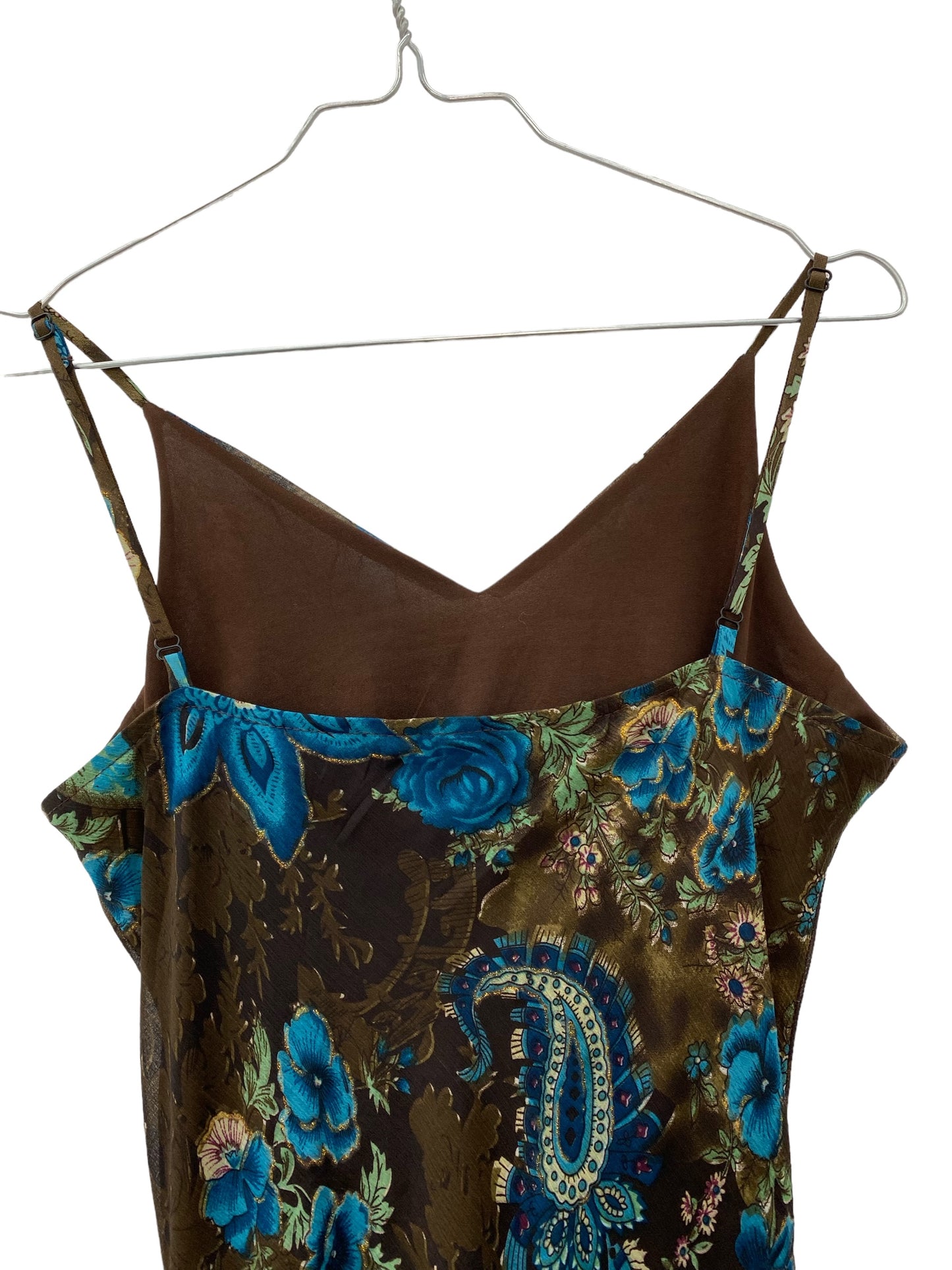 Y2K layered maxi flower print