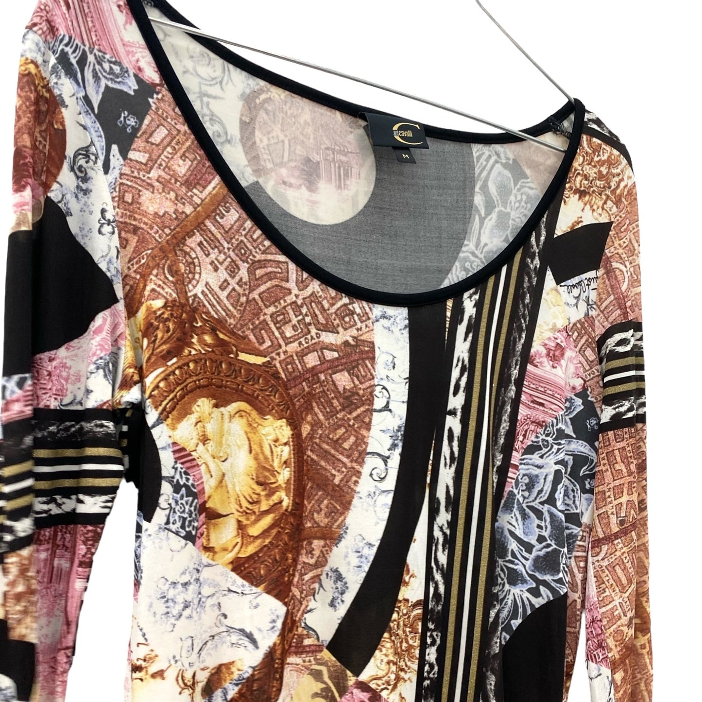 Y2K Just Cavalli patterned shirt