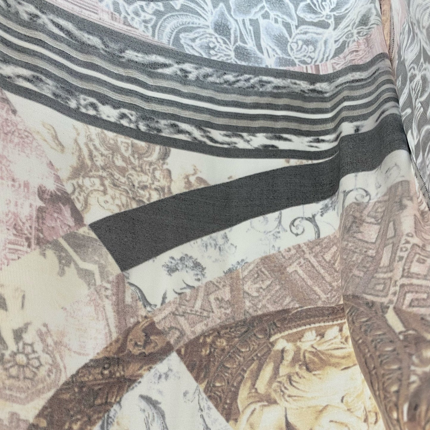 Y2K Just Cavalli patterned shirt