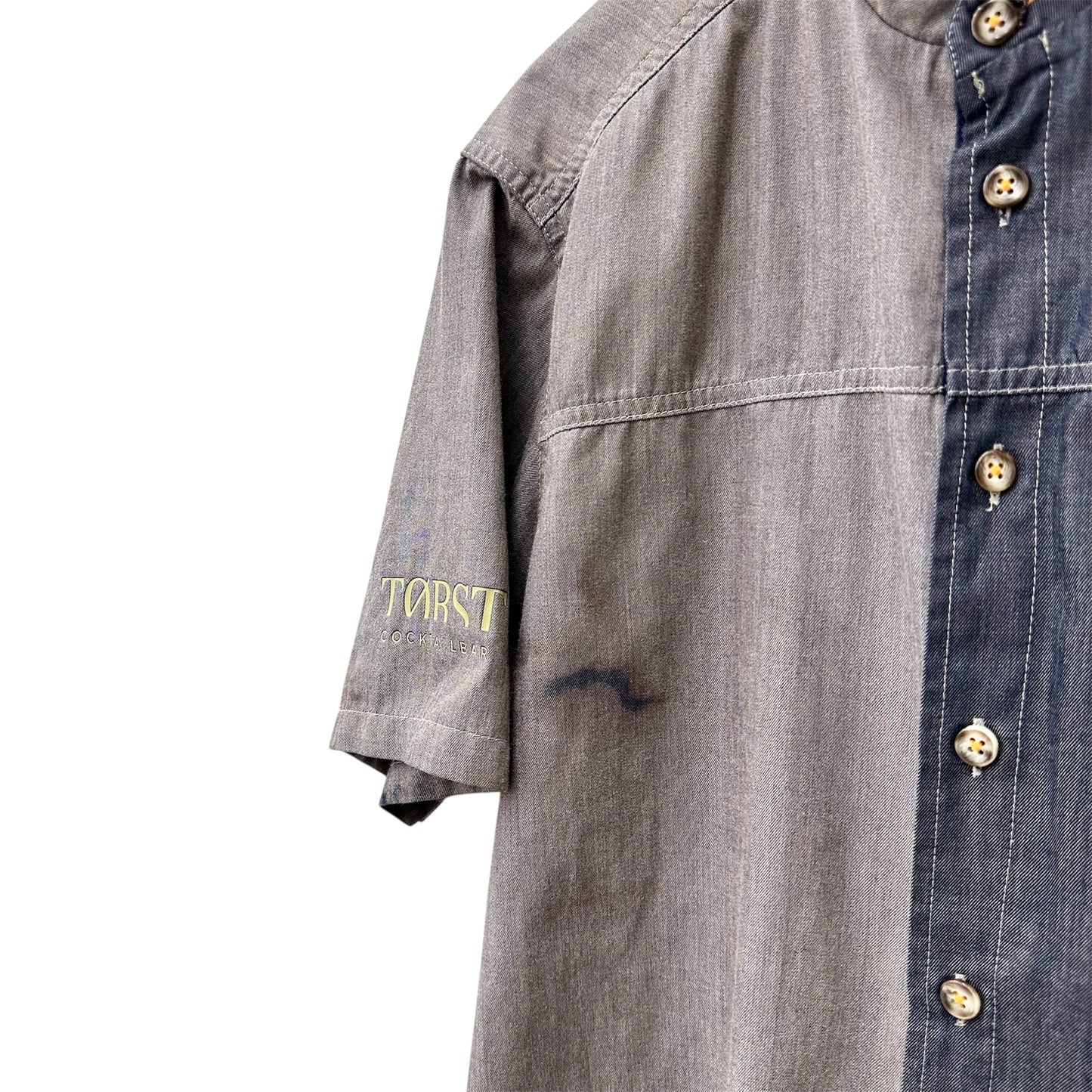 Short sleeved tie-dye shirt