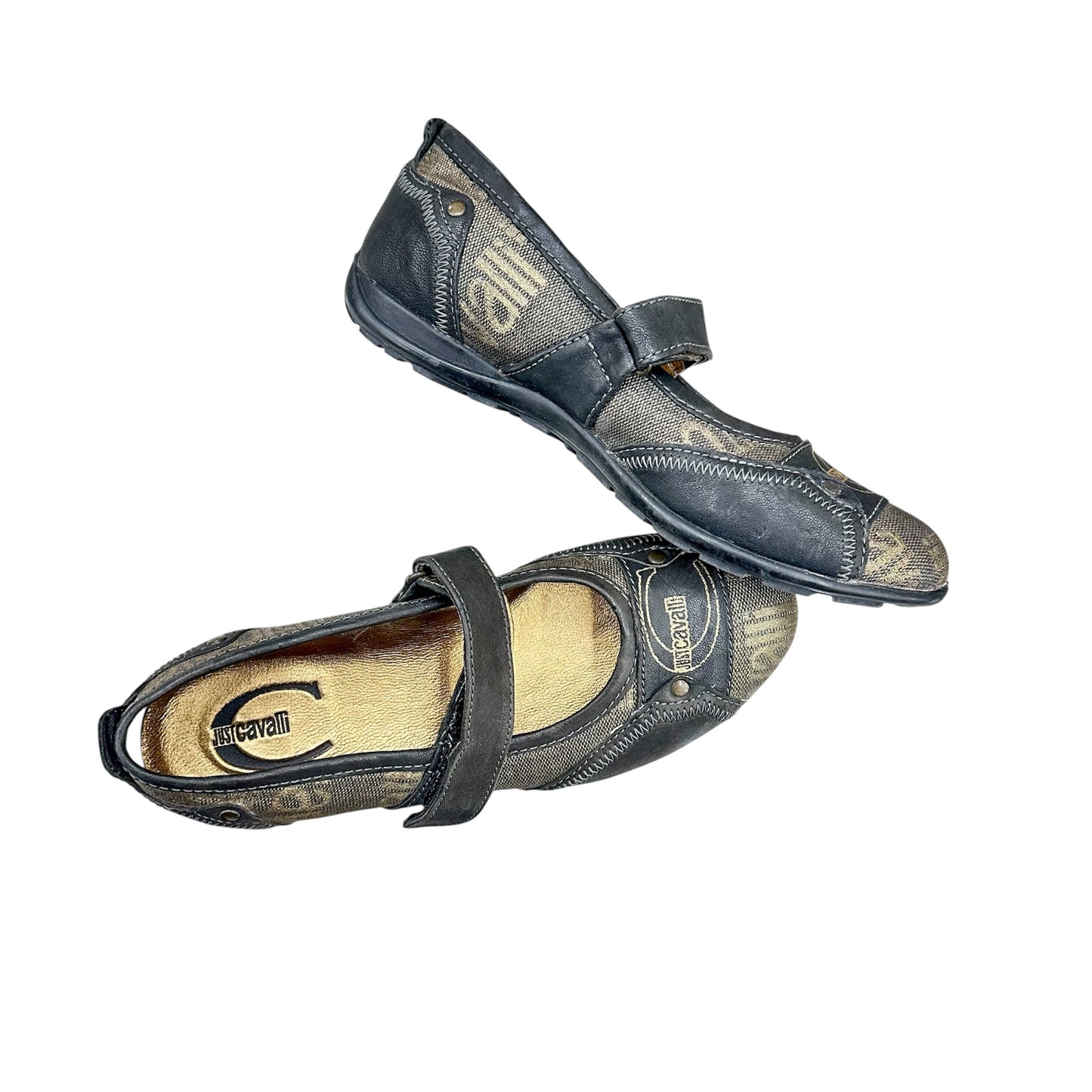 Just Cavalli strappy ballet flats