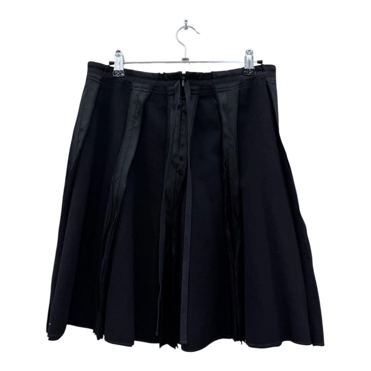 Chloé pleated wool midi skirt
