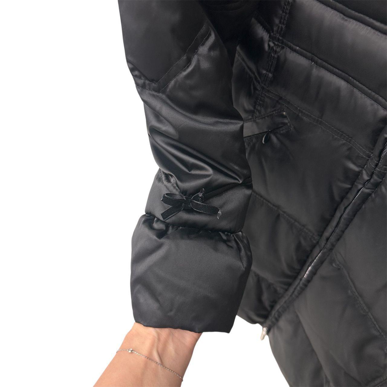Faux fur collar puffer coat