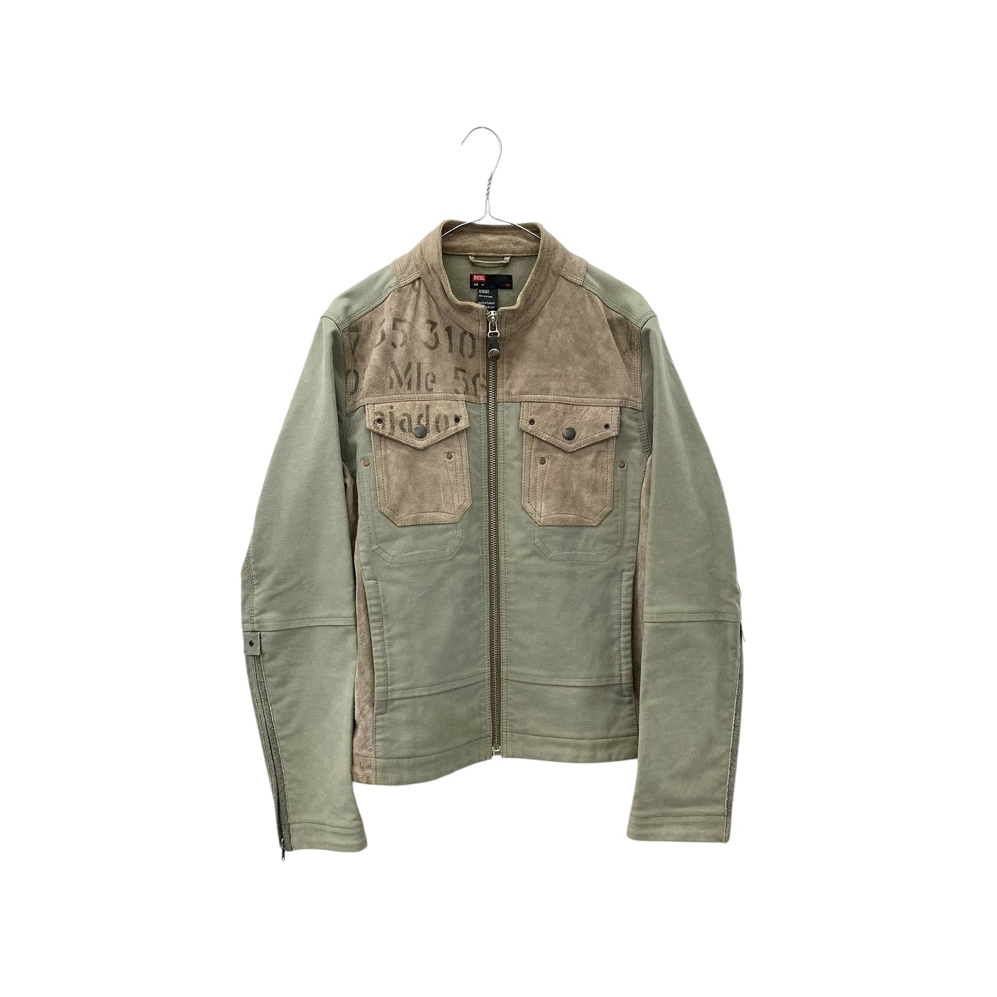 Diesel suede cargo jacket