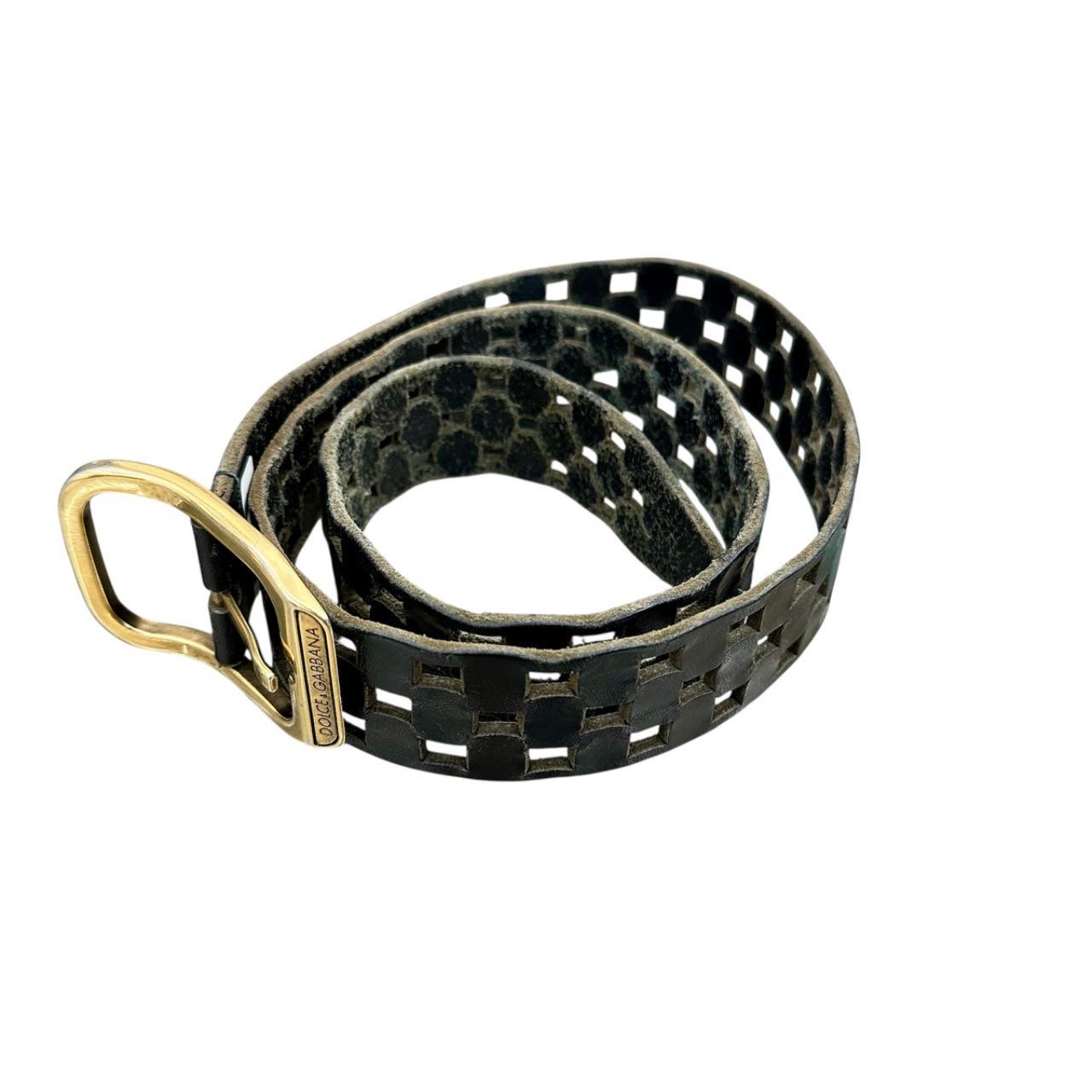 Dolce & Gabbana leather belt