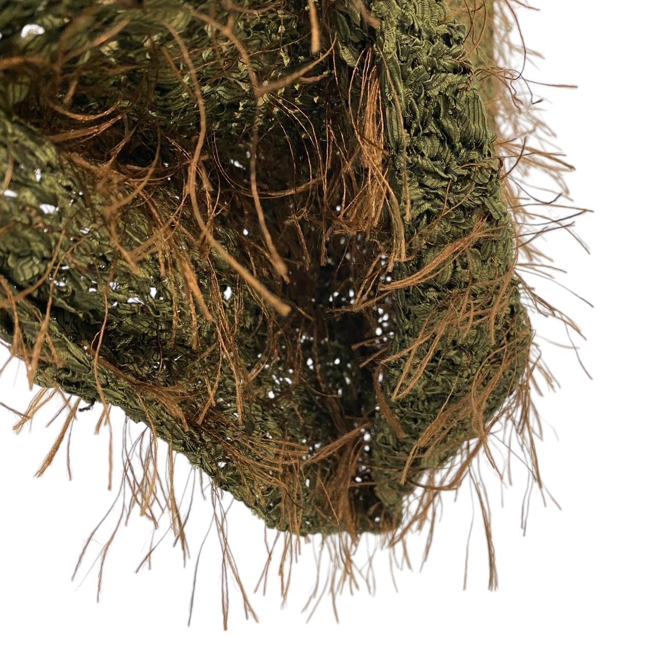 Y2K fringy fishnet tank top