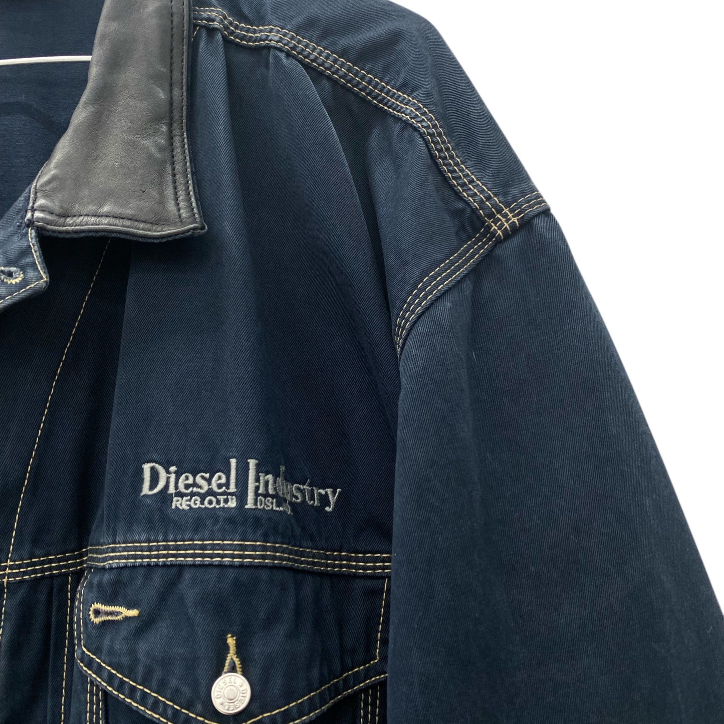 Diesel denim bomber jacket
