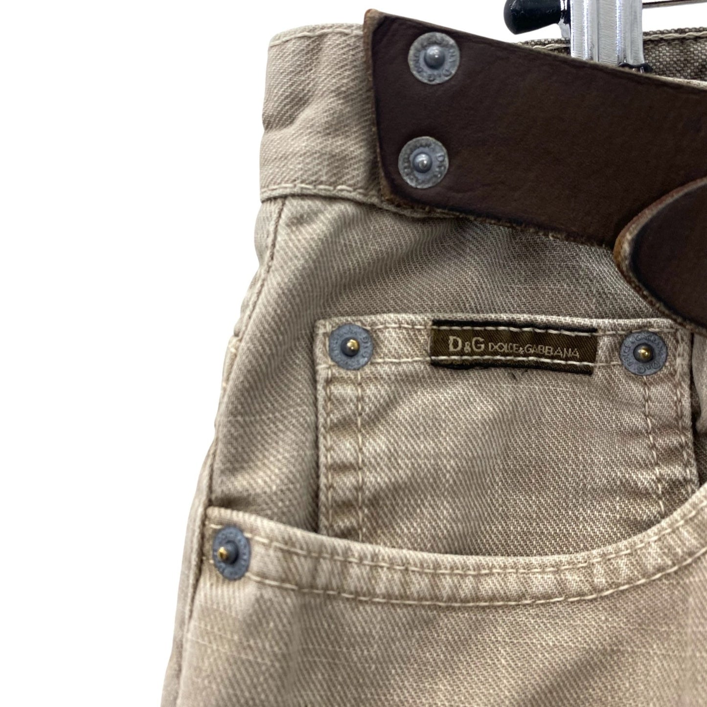 Y2K D&G belted cargo pants