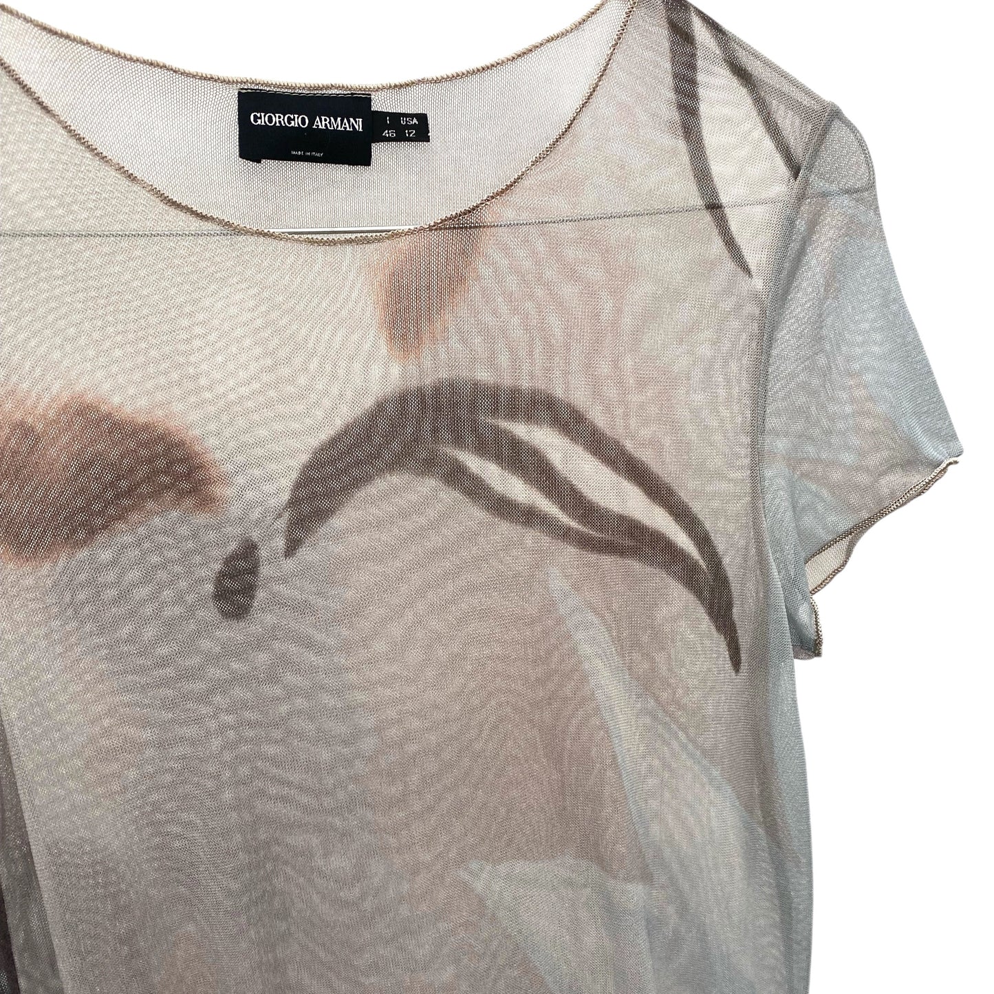 Giorgio Armani mesh shirt