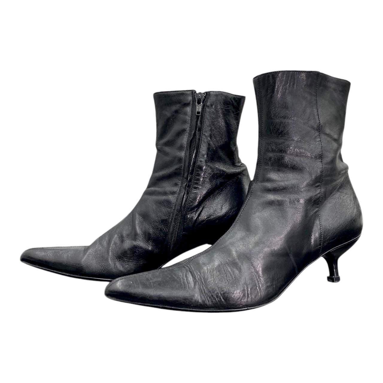 Fornarina kitten heel ankle boots