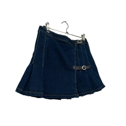 Y2K denim mini skirt