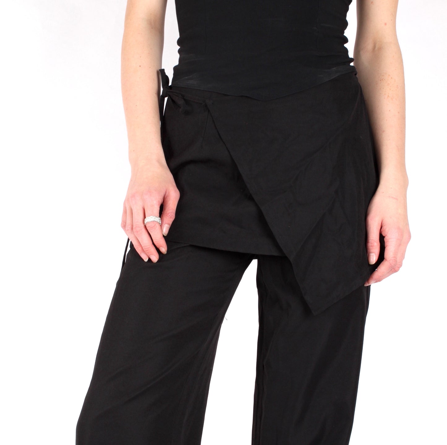 Y2K suit pants skirt