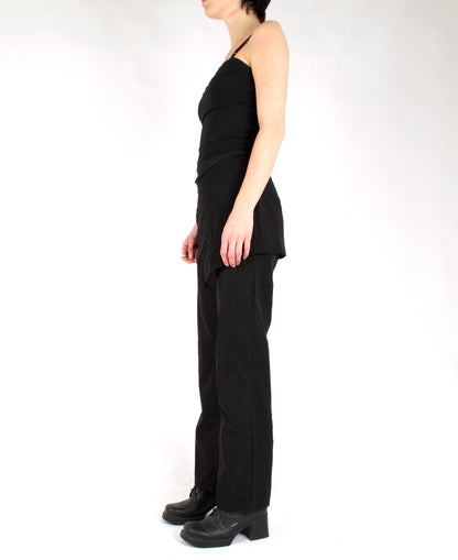 Y2K suit pants skirt