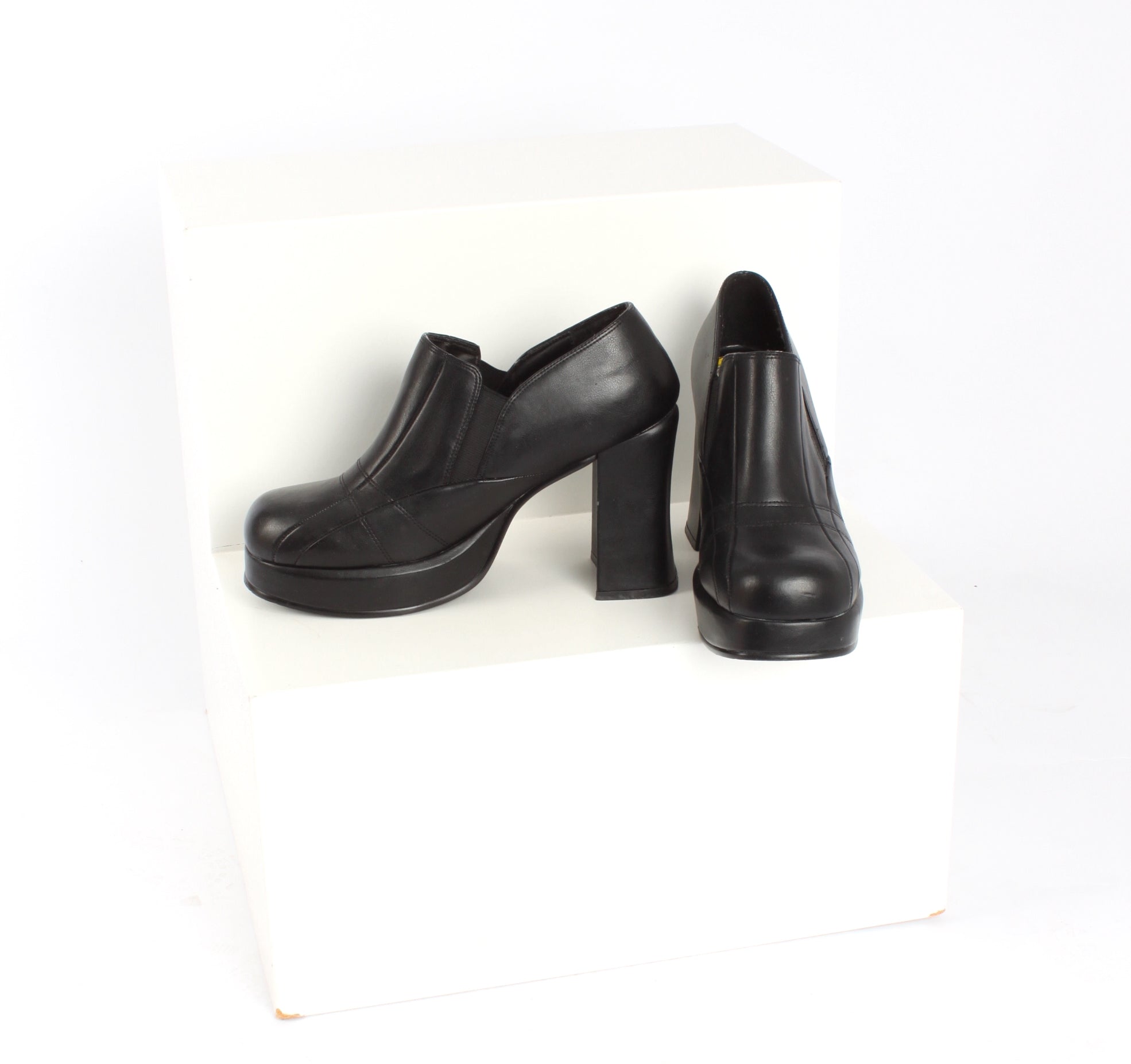 Chunky heel loafers on sale 90s