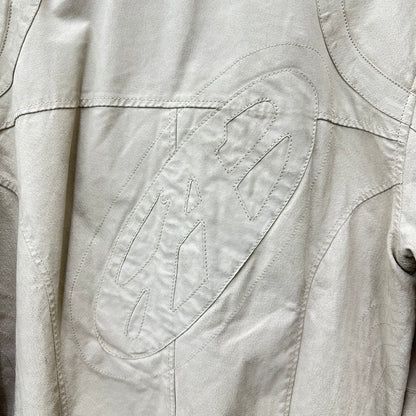 Suede leather racer jacket