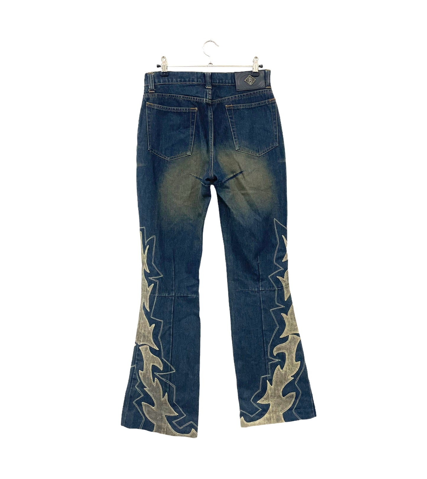 Y2K flared low rise jeans