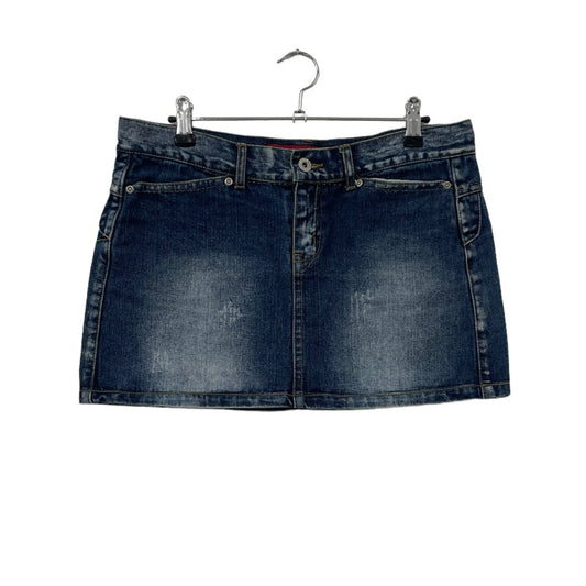 90s denim mini skirt