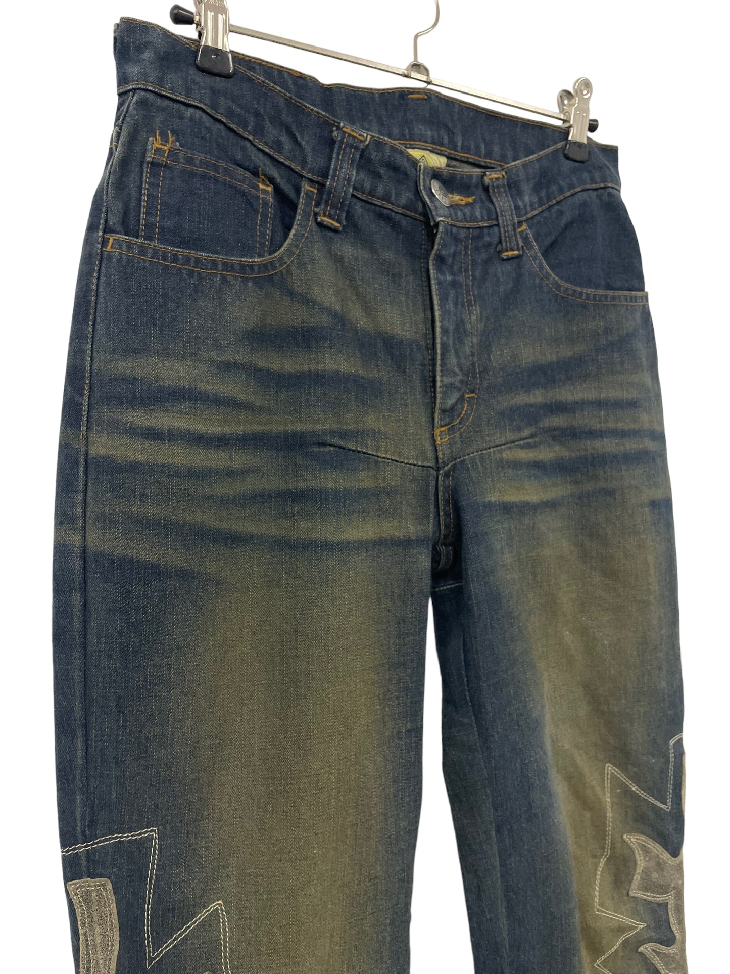 Y2K flared low rise jeans