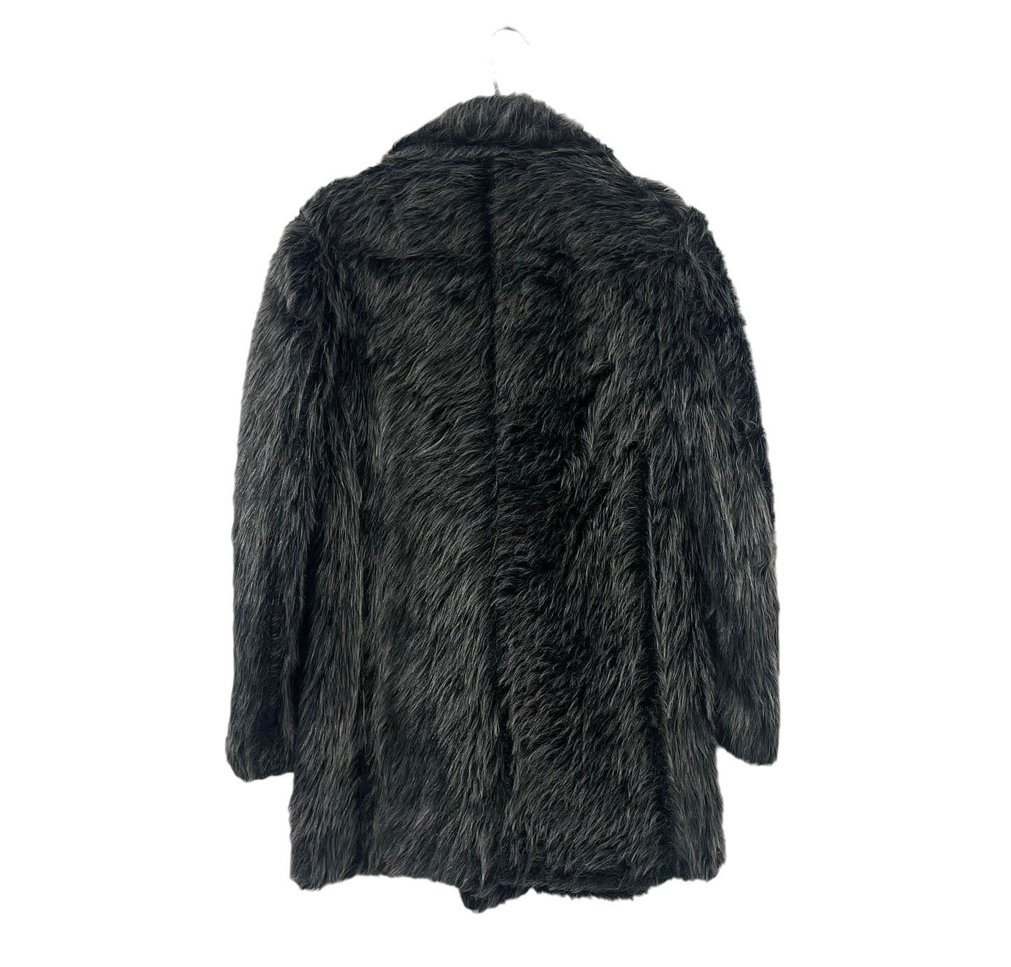 90s unisex faux fur coat