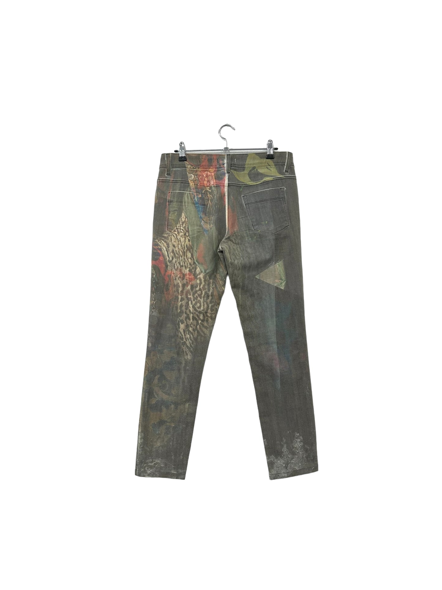 Y2K Cavalli pants with print