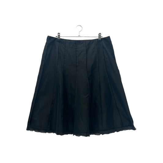 Y2K nylon midi skirt