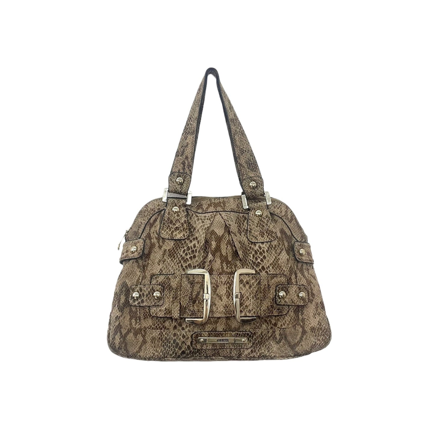 Y2K Guess snakeskin shopper